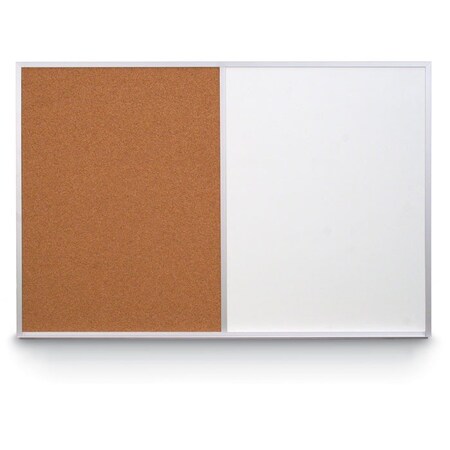 Combo Board,36x24,Satin Frame/Blue & Forbo